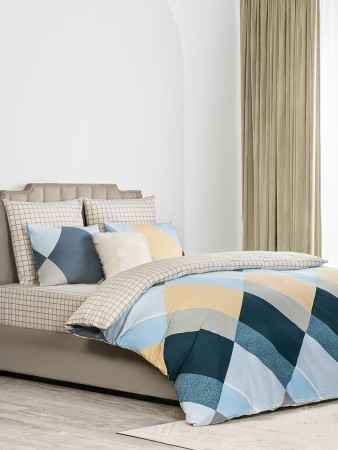 постельное белье дюмон (евро) - товары для дома синие 