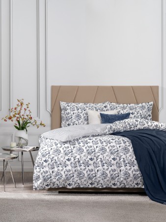 постельное белье фроя (200х200 см) - товары для дома синие 