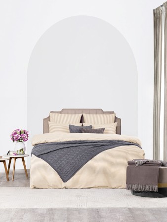 постельное белье линдау (евро) - товары для дома бежевые 