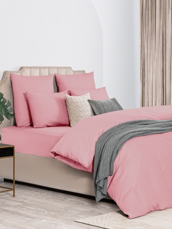 постельное белье лорено (евро) - комплекты постельного белья розовые 