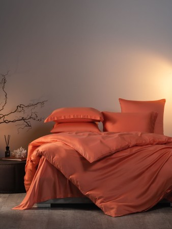 постельное белье орнелла (1.5 сп) - товары для дома оранжевые 