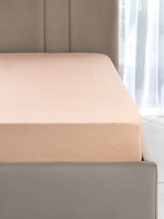 простыня на резинке айла (160х200х30) - товары для дома розовые 