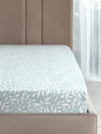 простыня на резинке хелми (180х200х30) - товары для дома голубые 