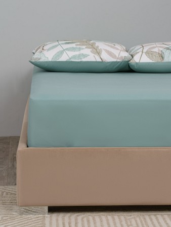 простыня на резинке нестора (180х200х25) - товары для дома зеленые 