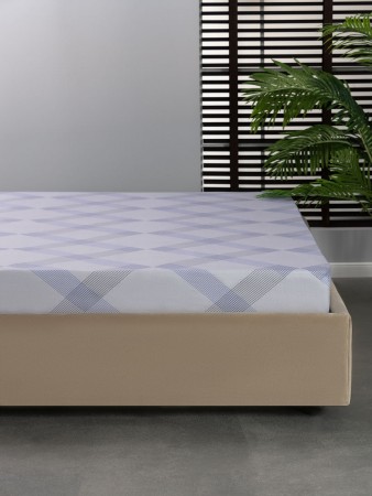 простыня на резинке рошфор (180х200х30) - товары для дома голубые 