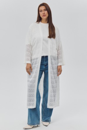 ажурный кардиган фотография