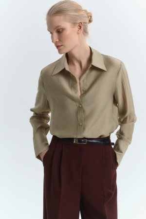 блузка из вискозы - женские блузки свободные 