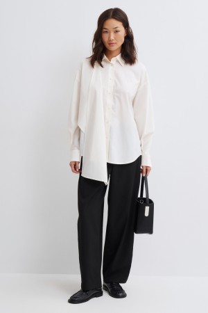 блузка с шарфом - женские блузки российские 