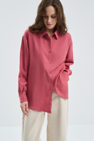 блузка - женские блузки бордовые 