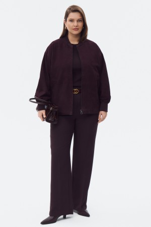 бомбер из натуральной кожи - женские бомберы снежная королева 