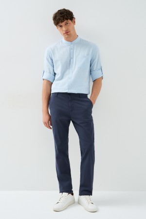 брюки из хлопка фотография