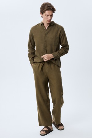 брюки изо льна - мужская одежда, обувь и аксессуары для взрослых 