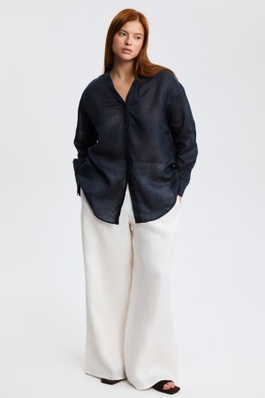 брюки изо льна - женские джинсы и брюки