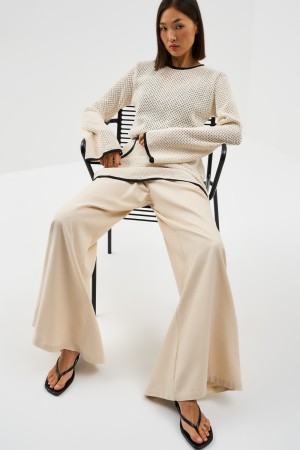 брюки-клеш - женские брюки снежная королева 