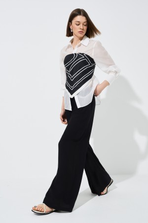 брюки-палаццо - женские брюки снежная королева 