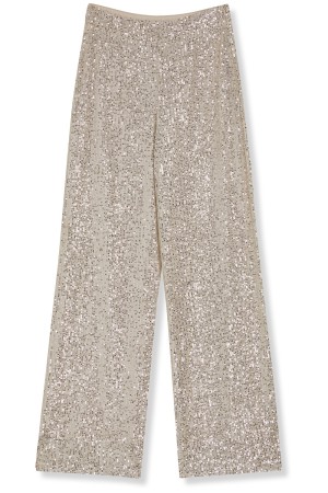 брюки с пайетками - женские брюки и бриджи металлик 