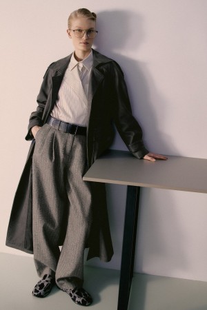 брюки в полоску - женские брюки