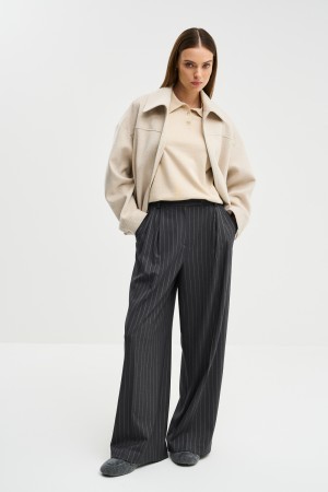 брюки в полоску фотография