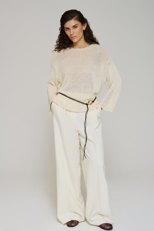 брюки - женские брюки со складками 