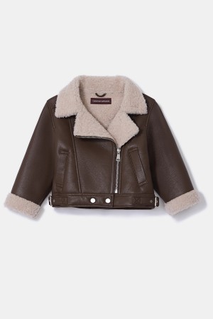 детская дубленка из искусственного меха - детская одежда, обувь и аксессуары для всех возрастов из полиэстера 