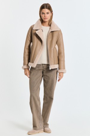 дубленка из искусственного меха - женские дубленки шерстяные 