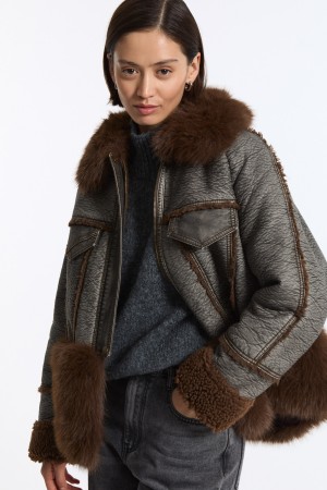 дубленка из искусственного меха - женские дубленки шерстяные 