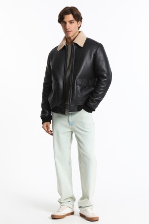 дубленка из искусственной кожи фотография