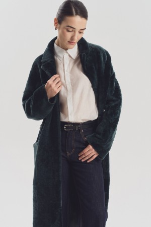 дубленка из натуральной овчины с поясом фотография