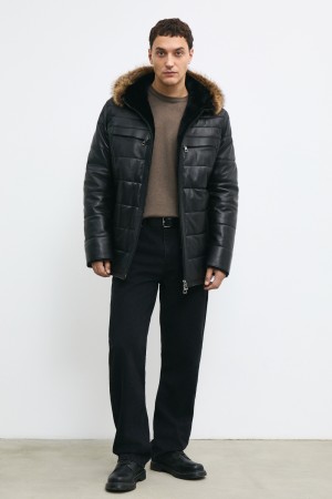дубленка из овчины и натуральной кожи - мужские дубленки снежная королева 