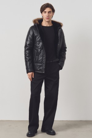 дубленка из овчины и натуральной кожи - мужские дубленки снежная королева 