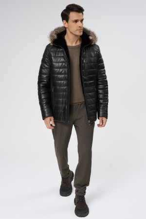 дубленка из овчины и натуральной кожи - мужские дубленки снежная королева 