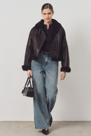 дубленка из овчины - женские дубленки объемные 