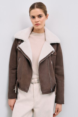 дубленка из овчины - женские дубленки объемные 