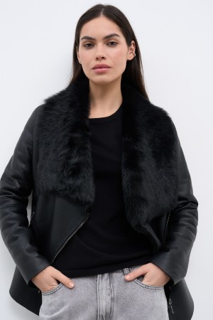 дубленка из овчины - женские дубленки на кнопках 