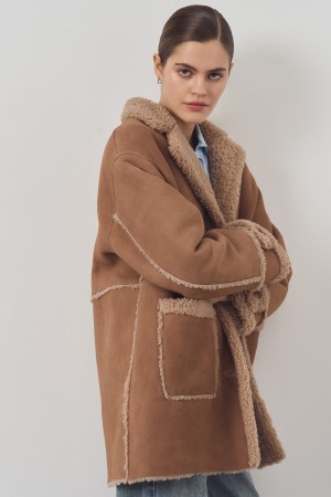 дубленка из овчины - женские дубленки снежная королева 