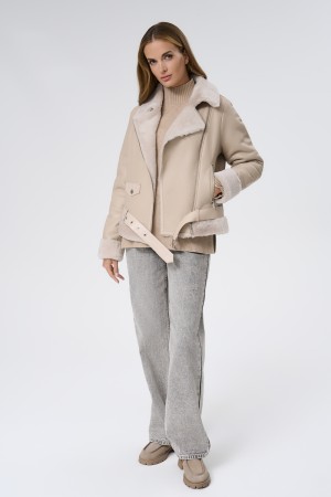 дубленка из овчины - женские дубленки снежная королева 