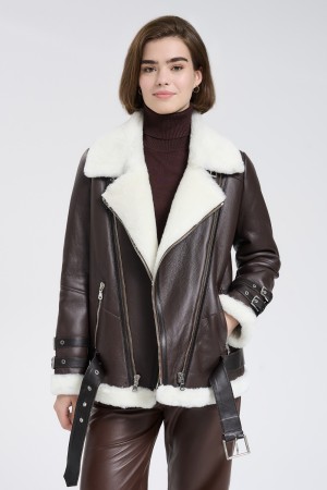 дубленка из овчины - женские дубленки снежная королева 