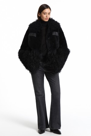 дубленка из овчины - женские дубленки снежная королева 