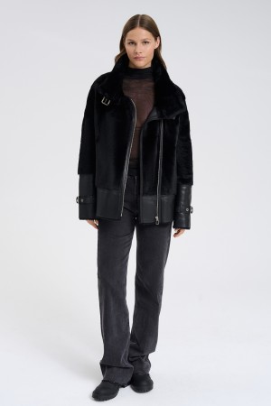 дубленка из овчины - женские дубленки снежная королева 