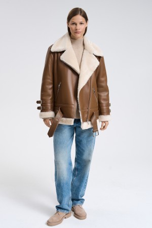 дубленка из овчины - женские дубленки на застежке 