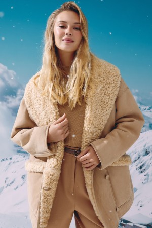 дубленка из овчины - женские шубы и дубленки прямые 