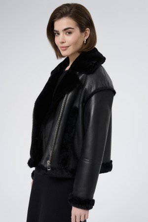 дубленка из овчины - женские шубы и дубленки свободные 