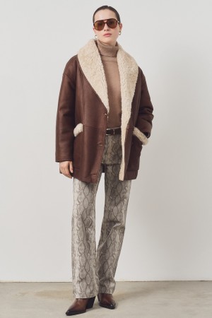 дубленка из овчины - женская одежда, обувь и аксессуары зимняя 