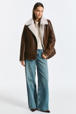 дубленка-косуха из овчины фотография