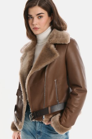 дубленка-косуха из овчины фотография