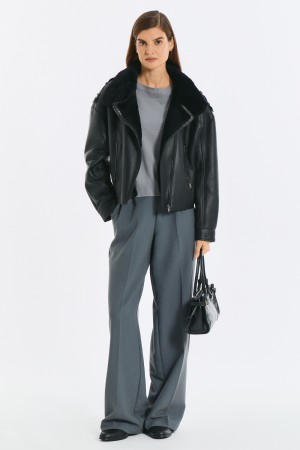 дубленка-косуха из овчины - женские дубленки снежная королева 