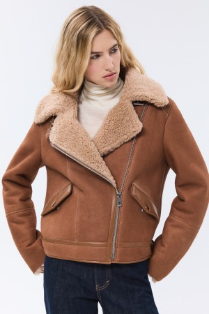 дубленка-косуха из овчины фотография