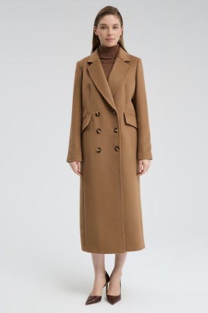 двубортное пальто фотография