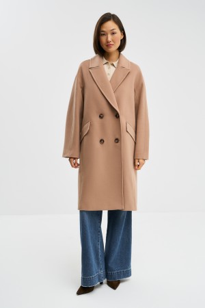 двубортное пальто фотография