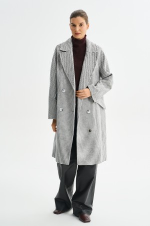 двубортное пальто фотография